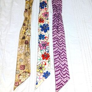 Coach silk scarves